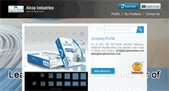 Desktop Screenshot of alcopindustries.com